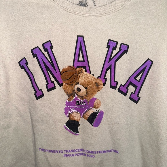 Inaka Power 2020 Basketball Teddy Crewneck- Limited Edition Size Small - Picture 3 of 4